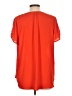 Pleione Orange Short Sleeve Blouse Size L - photo 2