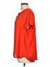 Pleione Orange Short Sleeve Blouse Size L - photo 5