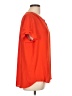 Pleione Orange Short Sleeve Blouse Size L - photo 4