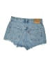 Levi's 100% Cotton Solid Blue Denim Shorts Size 26 waist - photo 2