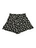 Lush 100% Rayon Floral Black Shorts Size M - photo 2