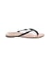 Charlotte Russe Black Flip Flops Size 10 - photo 1