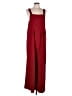 Unbranded 100% Polyester Solid Burgundy Jumpsuit Size XL - photo 1