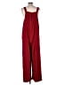Unbranded 100% Polyester Solid Burgundy Jumpsuit Size XL - photo 2