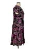 Apt. 9 Paisley Purple Casual Dress Size XL - photo 4