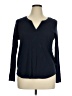 Eddie Bauer Blue Long Sleeve Top Size XL - photo 1