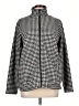 Lands' End 100% Polyester Houndstooth Black Jacket Size L (petite) - photo 1