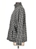 Lands' End 100% Polyester Houndstooth Black Jacket Size L (petite) - photo 5