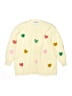 Old Navy 100% Cotton Hearts Yellow Cardigan Size 4T - photo 1
