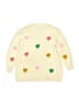 Old Navy 100% Cotton Hearts Yellow Cardigan Size 4T - photo 2