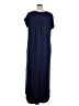 Entro Solid Blue Casual Dress Size XL - photo 2