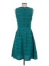 Mossimo Stripes Teal Casual Dress Size S - photo 2