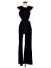 Petal and Pup Solid Black Jumpsuit Size S - photo 1