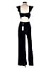 Petal and Pup Solid Black Jumpsuit Size S - photo 2