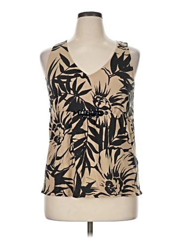 August Silk Sleeveless Blouse (view 1)