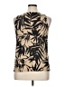 August Silk Tan Sleeveless Blouse Size XL - photo 2
