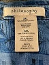 Philosophy 100% Tencel Blue 3/4 Sleeve Blouse Size XXL - photo 7