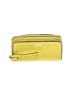 Coach 100% Leather Yellow Leather Wristlet One size - photo 1