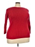 Kim Rogers 100% Cotton Red Pullover Sweater Size 2X - photo 1