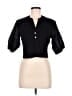 Free Assembly Black Short Sleeve Blouse Size M - photo 1