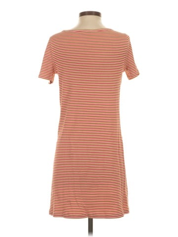 Madewell Swingy Tee Dress in Stripe (view 2)