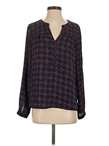 Skies Are Blue Long Sleeve Blouse (view 1)
