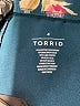 Torrid Floral Blue Active Pants Size 4X Plus (4) - photo 4
