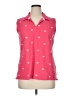 Basic Editions Pink Sleeveless T-Shirt Size XL - photo 1