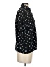 Esprit 100% Viscose Polka Dots Black Short Sleeve Blouse Size S - photo 4