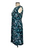 Connected Apparel Print Teal Cocktail Dress Size 8 (petite) - photo 5