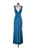 Max and Cleo 100% Polyester Blue Cocktail Dress Size S - photo 2