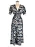 ModCloth 100% Polyester Paisley Blue Jumpsuit Size 6 - photo 1