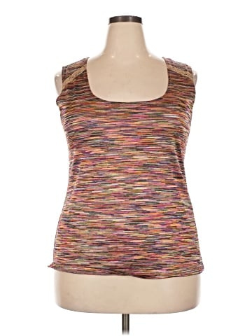 Aqua Blues Sleeveless Top (view 1)