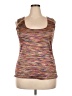 Aqua Blues Brown Sleeveless Top Size 2X - photo 1