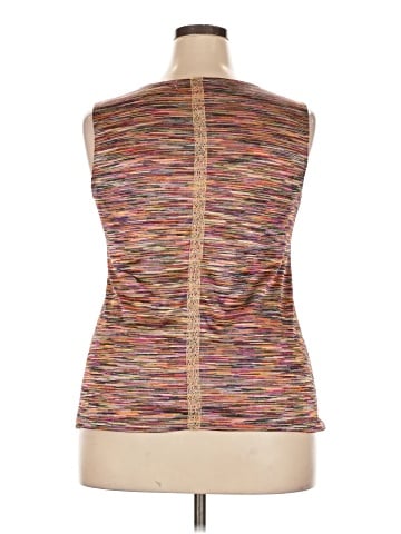 Aqua Blues Sleeveless Top (view 2)