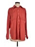 Anthropologie 100% Polyester Red Long Sleeve Blouse Size S - photo 1