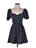 Blue Rain 100% Polyester Hearts Blue Casual Dress Size XS - photo 1