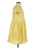 Gap Checkered-gingham Yellow Casual Dress Size S - photo 4