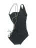 Unbranded Solid Black One Piece Swimsuit Size XL - photo 2