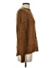 Jennifer Lopez Metallic Brown Pullover Sweater Size S - photo 4