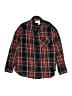 Crewcuts 100% Cotton Plaid Red Long Sleeve Button-Down Shirt Size 10 - photo 1