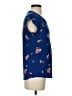 Daniel Rainn Blue Short Sleeve Blouse Size XS - photo 4