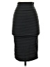 Lily White Stripes Black Formal Skirt Size XS - photo 1