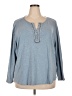 Chaps 100% Cotton Blue Pullover Sweater Size 2X - photo 1