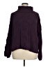 Seven7 100% Polyester Purple Turtleneck Sweater Size XL - photo 1