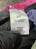 Logo Layers Tie-dye Purple 3/4 Sleeve Top Size 2X - photo 5