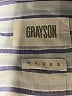 Grayson Stripes Blue Long Sleeve Button-Down Shirt Size Sm (2) - photo 7
