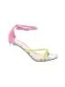 Bar III Color Block Pink Sandals Size 5 1/2 - photo 1