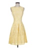 Nine West Tweed Yellow Cocktail Dress Size 2 - photo 1