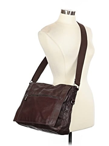 Kenneth Cole REACTION Leather Messenger (view 2)